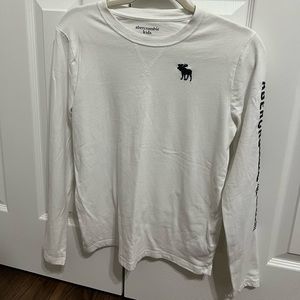 Abercrombie Kids White Long Sleeve shirt (15/16)